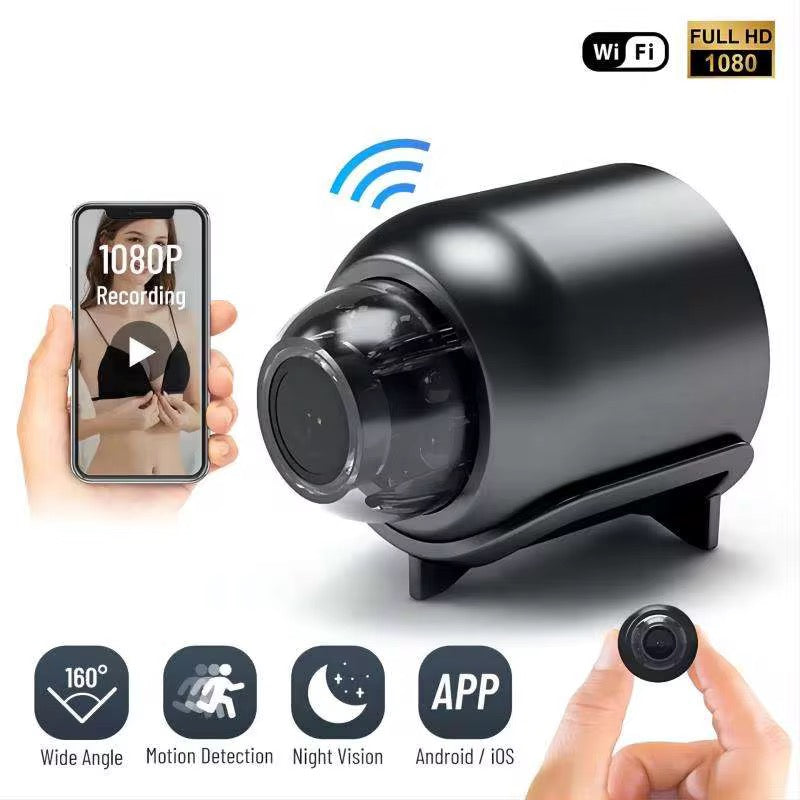 Mini Caméra Espion WiFi 1080P – Vision Nocturne & Détection de Mouvement