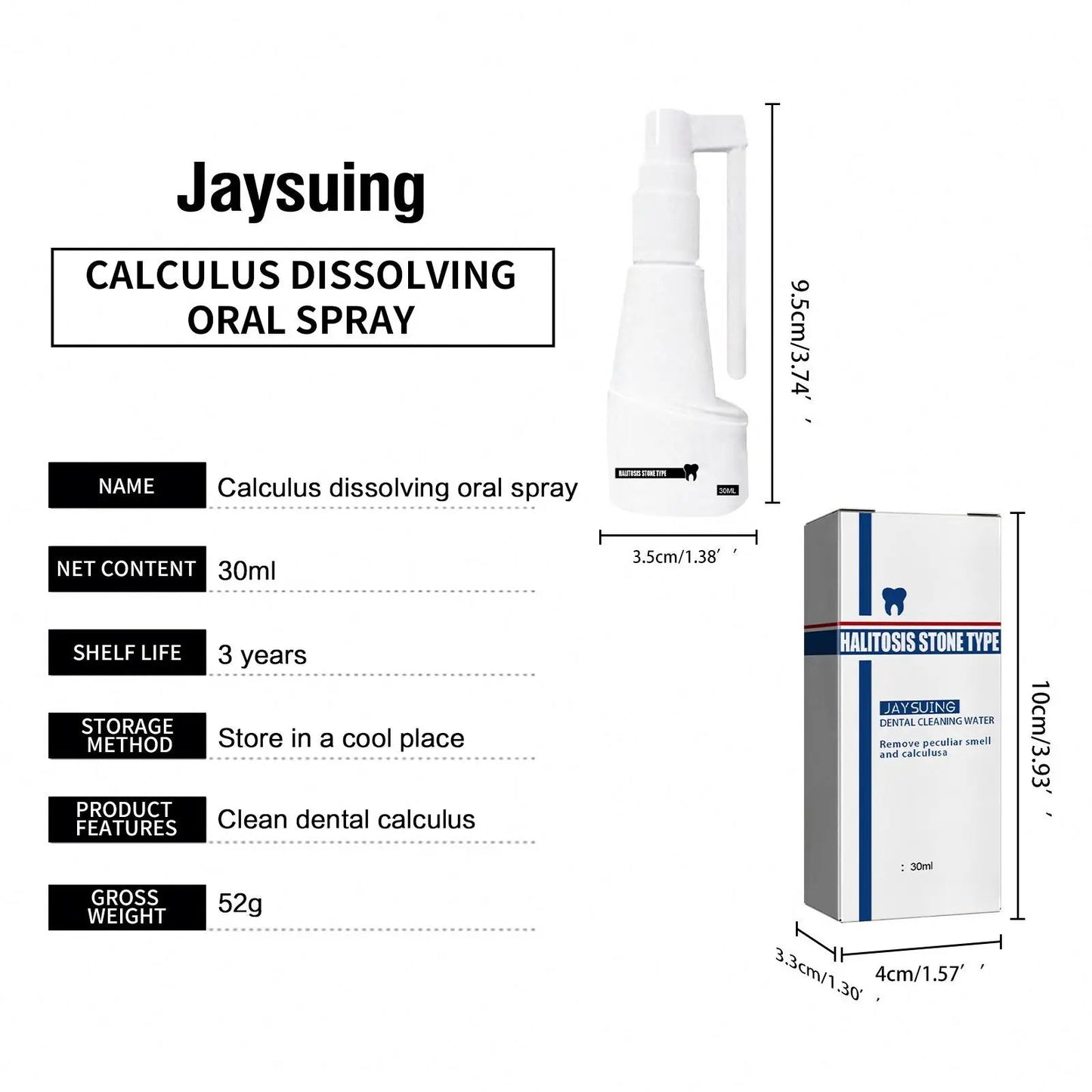 Spray Dentaire Anti-Halitose et Tartre
