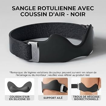 Sangle Rotulienne- Genouillère Orthopédique Anti-Glisse pour Sport et Quotidien