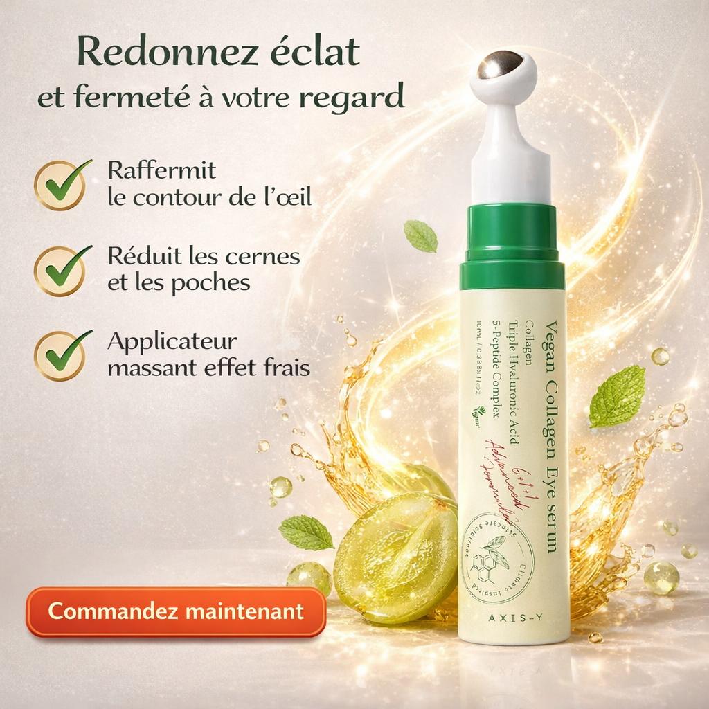 🌿 Sérum Réparateur Contour des Yeux – Regard Jeune et Éclatant