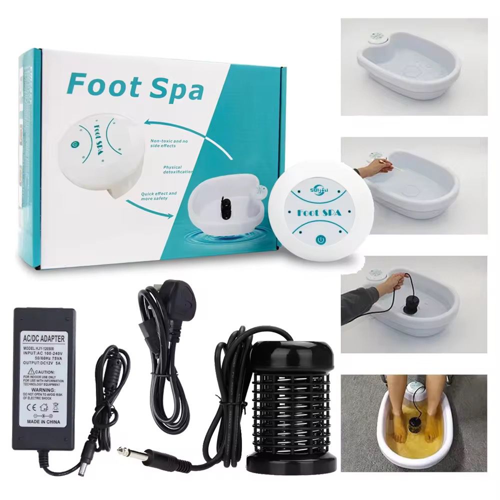 30 minutes de détente pour un corps purifié, léger et plein d’énergie .Detoxiva Ionic Foot Spa