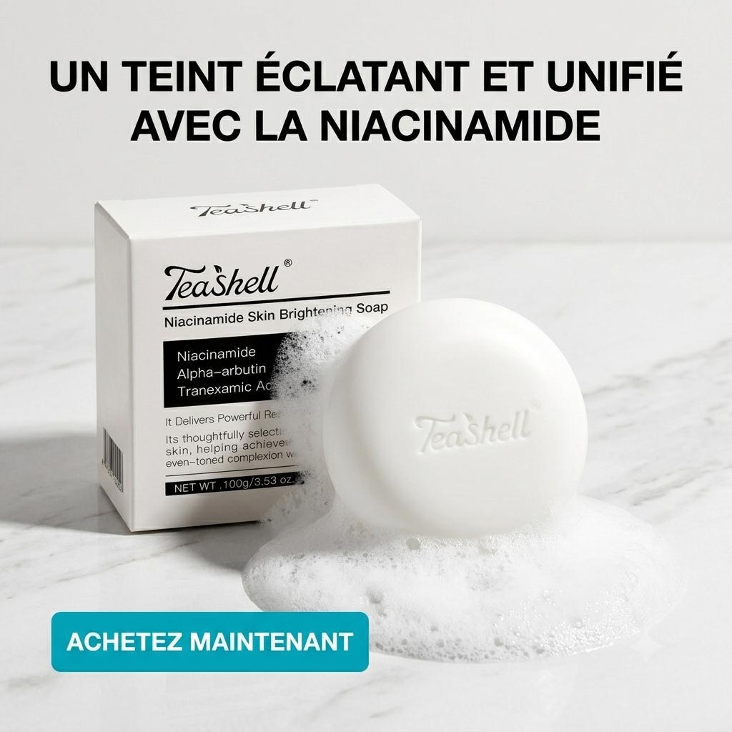Savon Traitant Anti-Taches à la Niacinamide Tea'shell (Formule Originale)