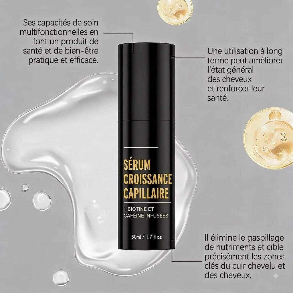 Spray Capillaire Anti-Calvitie – Stimule la Repousse et Redonne de la Densité