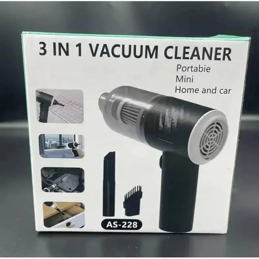 CleanTech Mali™ : Mini aspirateur 3en1 Puissant, nettoyez et gardez votre voitures et Maison propre