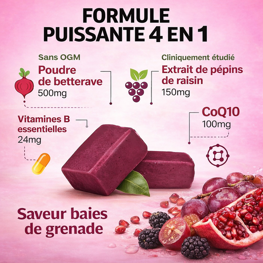 Gummies de betterave premium 8 en 1-Plus d’énergie, plus de confiance, chaque jour