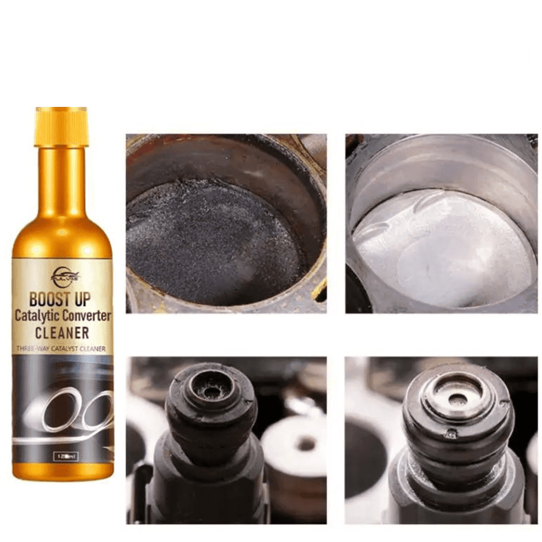 BOOST UP™ – Nettoyant Catalyseur & Booster de Performance pour Moteurs Essence (120 ml)