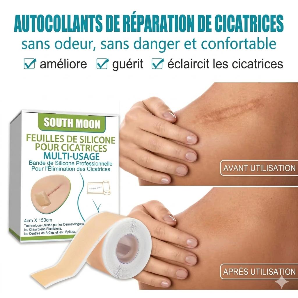 Patch de silicone "Effaceur de Cicatrices."
