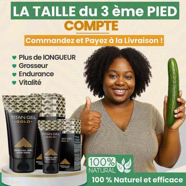 LE TITAN GEL GOLD – Original – RETARDATEUR D'EJACULATION