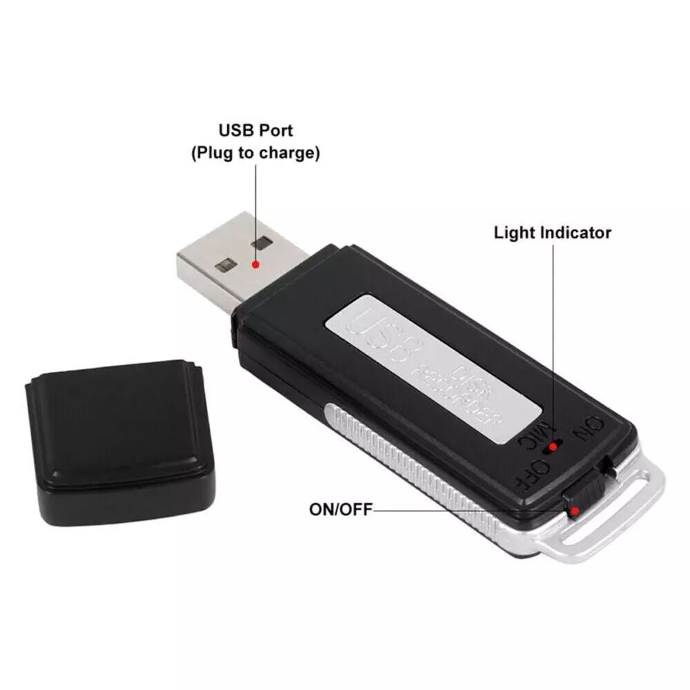 Clé USB Enregistreur Intelligent : Pour Surveillance Discrète, Réunions et Cours
