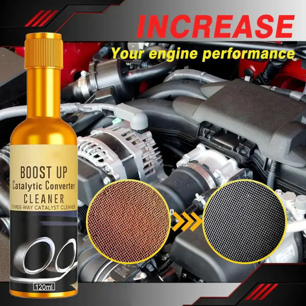 BOOST UP™: Nettoyant catalyseur et Booster de Performance Automobile 120 ml B