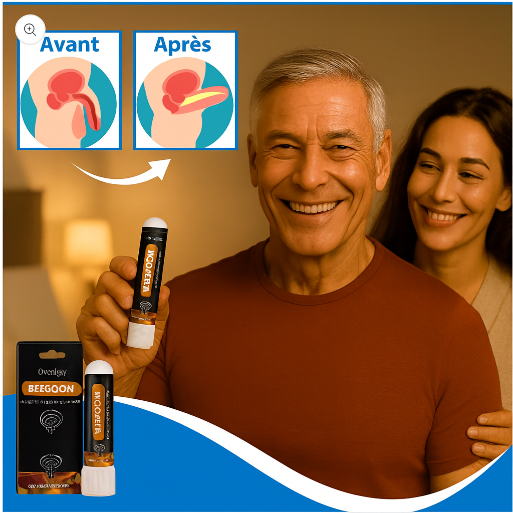 ProstaForce™ Bee Inhaler – Agit en quelques minutes, soulage durablement !