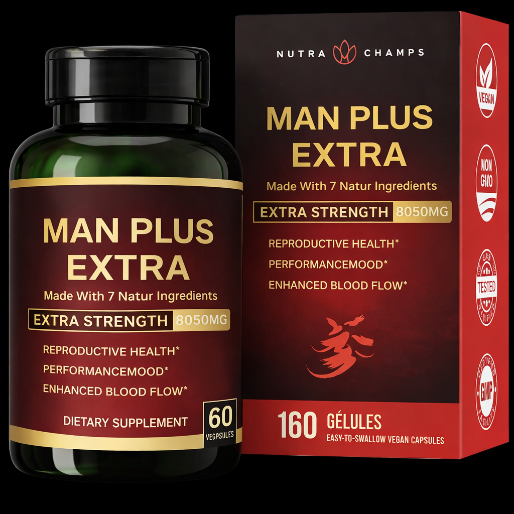 Man Plus Extra - Votre énergie renaît ( Durez plus de 2 heures de temps dans vos rapport sexuelle )