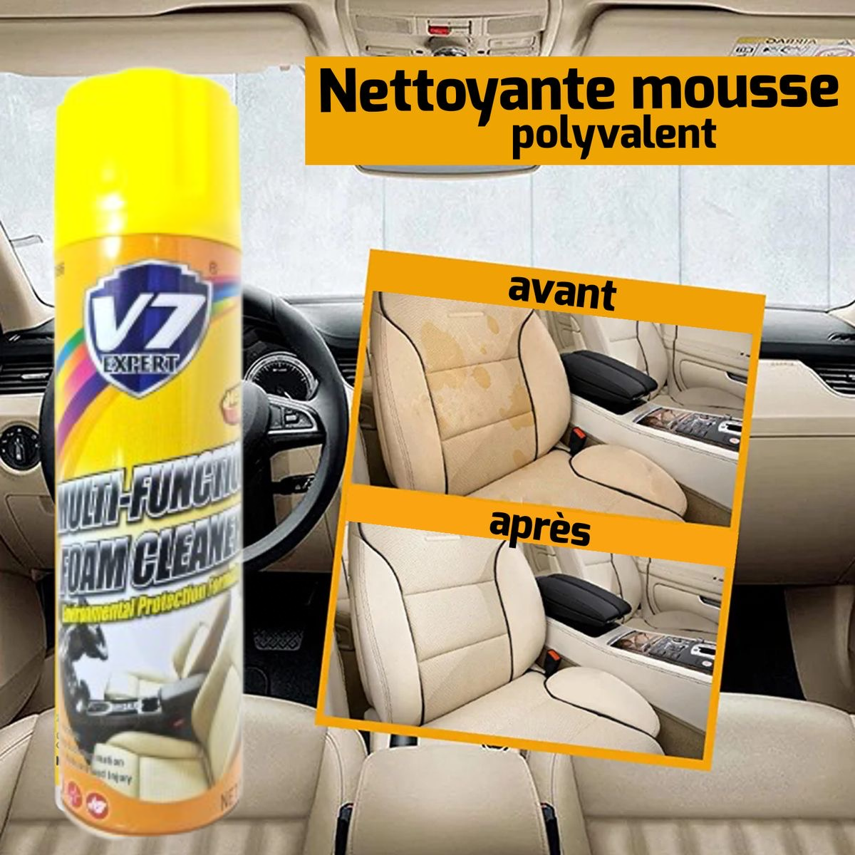 Mousse V7 Expert - 1 Acheté = 1 Offert
