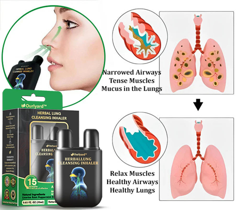 Kit respiratoire Naturel Nettoyant des Voies Respiratoires