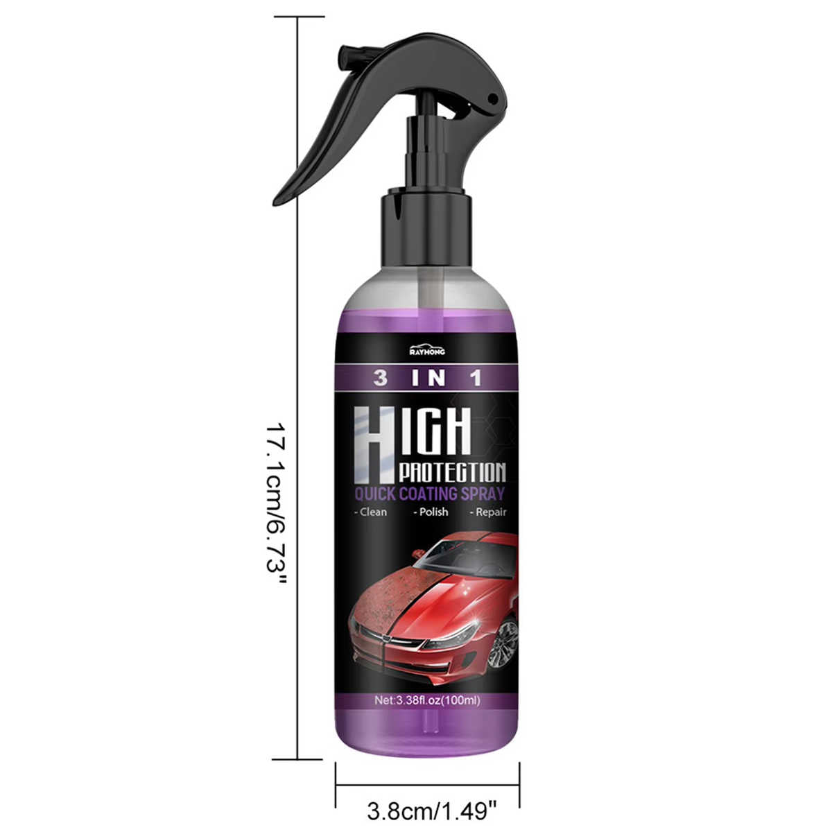 Spray Nettoyant Voiture + 1 Essuie-glace OFFERT pour 2 Sprays achetés