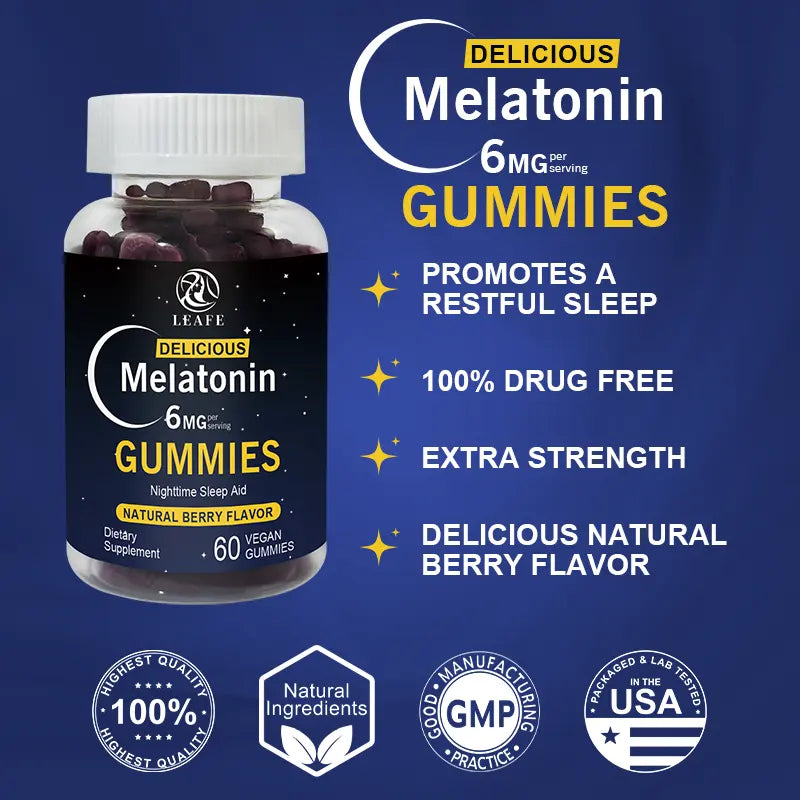 🌙 Gummies Mélatonine – Dormez Mieux, Naturellement 😴✨