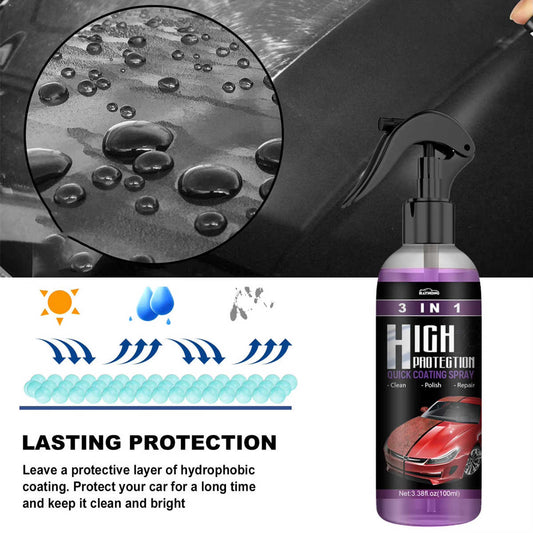 Spray Nettoyant Voiture + 1 Essuie-glace OFFERT pour 2 Sprays achetés