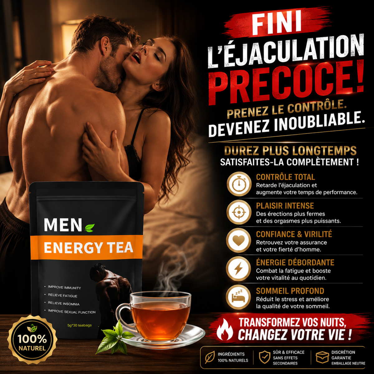 🫖 MEN ENERGY TEA – L’infusion des hommes qui veulent tenir jusqu’au bout !