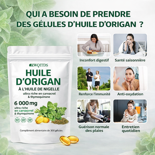 🌿 Équilibre Intestinal & Vitalité : Le Secret de l'Origan et de la Nigelle Pure