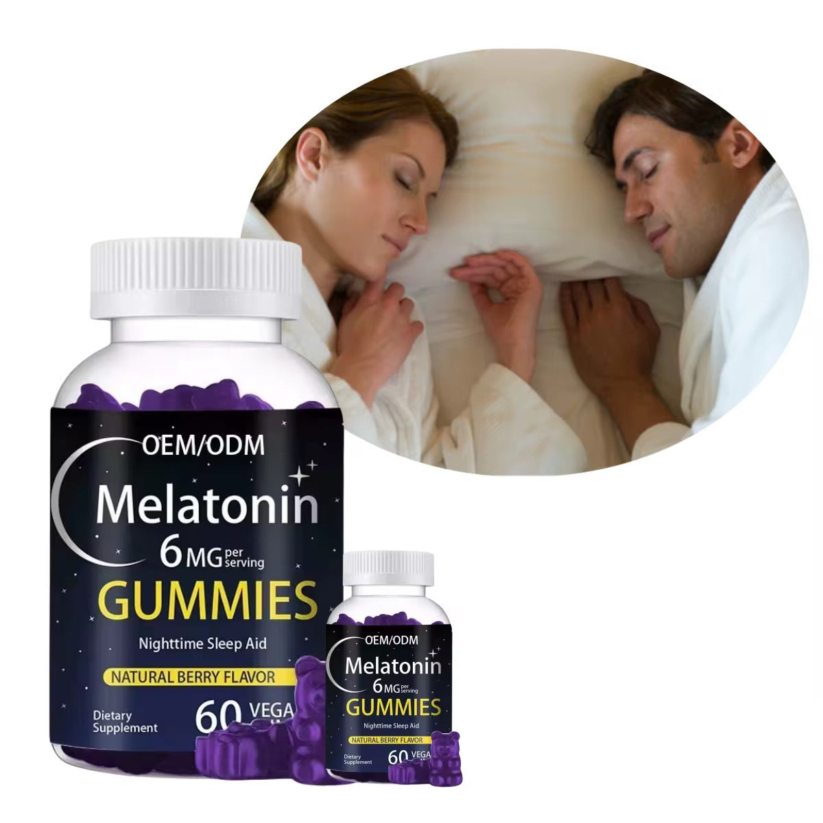 🌙 Gummies Mélatonine – Dormez Mieux, Naturellement 😴✨