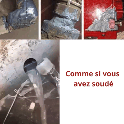 Colle de Réparation Ultra-Résistante A+B – Réparez Tout Sans Soudure En Quelques Minutes , 2 EN 1