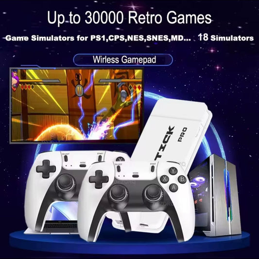 🎮 M15 Plus Game Stick – Console Rétro 4K avec 10 000+ Jeux & 2 Manettes Sans Fil