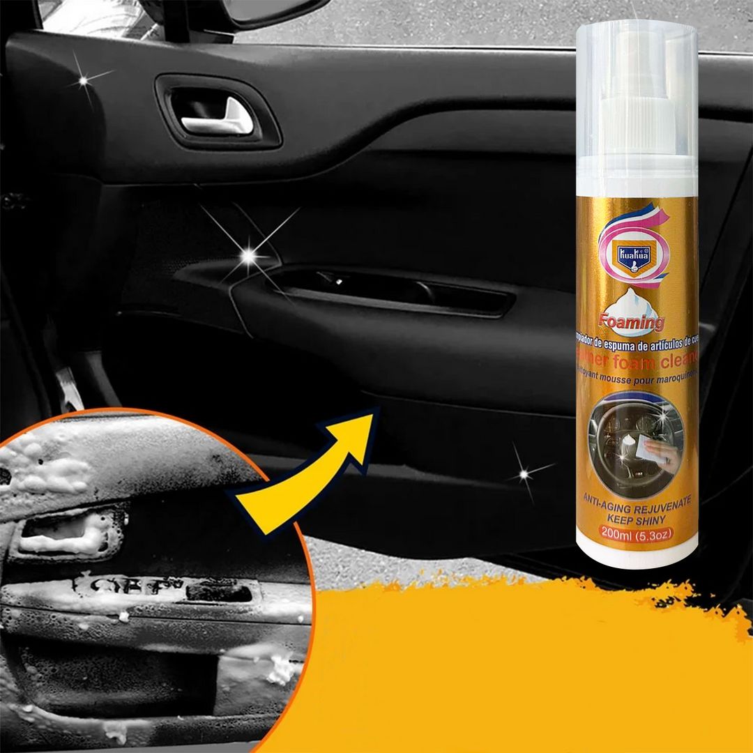 WAX SPRAY™ — Le Nettoyant Rénovateur pour Intérieur Auto