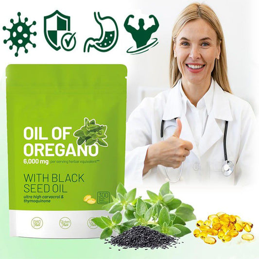 Duo Immunité : Huile d'Organ Sauvage & Graine Noire (6000mg) – 300 Gélules