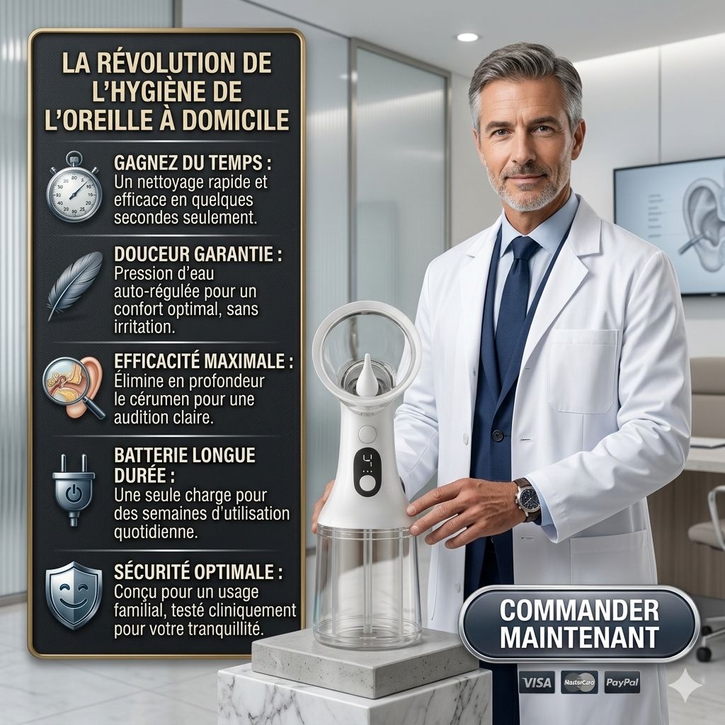 OtoScreen™ - Nettoyeur d'Oreilles Automatique à Hydropulsion (Édition 2026)