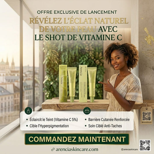 🔥 Boost Éclat Instantané – Crème Vitamine C & Glutathion pour une peau parfaite en quelques secondes