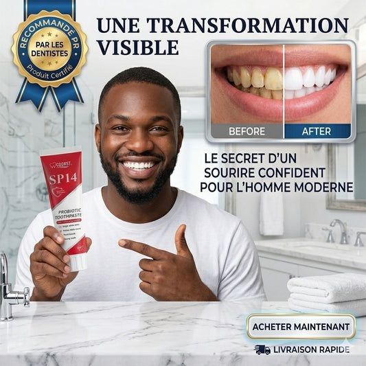 Dentifrice SP14 Probiotique – Retrouvez un Sourire Éclatant et une Haleine Fraîche Instantanément !