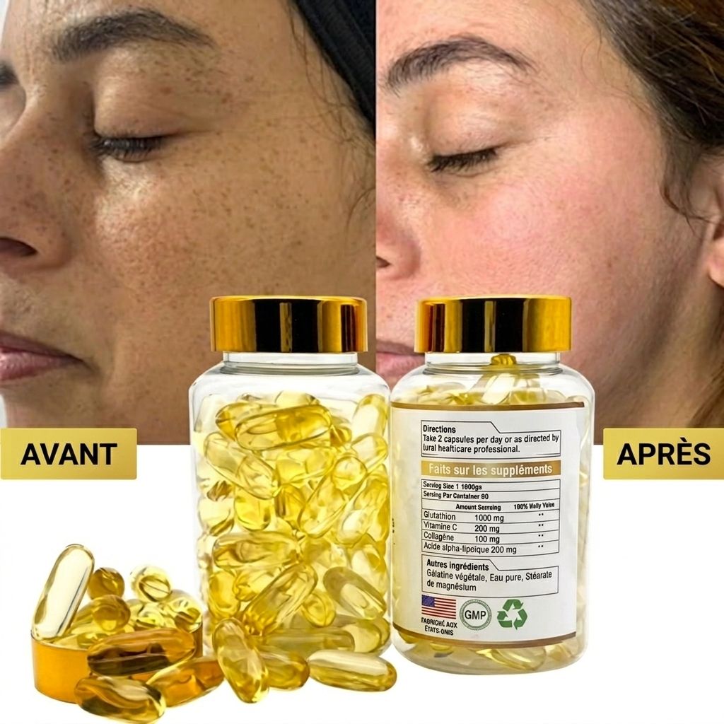 ✨ Glutathione 4 en 1 – Une peau éclatante et une confiance renouvelée ! ✨