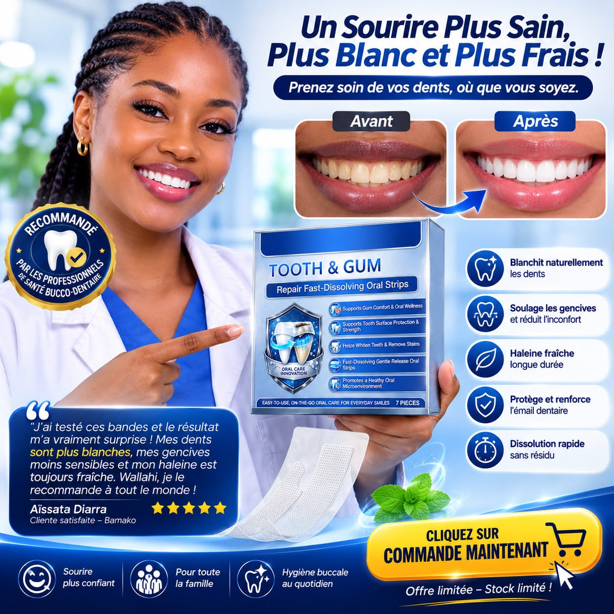 🦷 RÉPARE, PROTÈGE ET RAVIVE VOTRE SOURIRE !