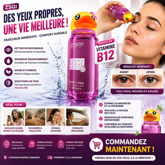 👁️ ZSQI B12 Eye Wash Care – Le soin fraîcheur pour vos yeux