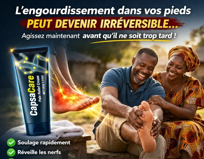 CapsaCare – La solution naturelle contre la neuropathie et les douleurs nerveuses