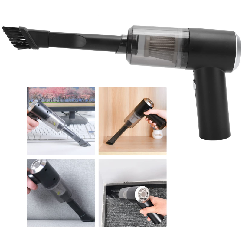 CleanTech Mali™ : Mini aspirateur 3en1 Puissant, nettoyez et gardez votre voitures et Maison propre