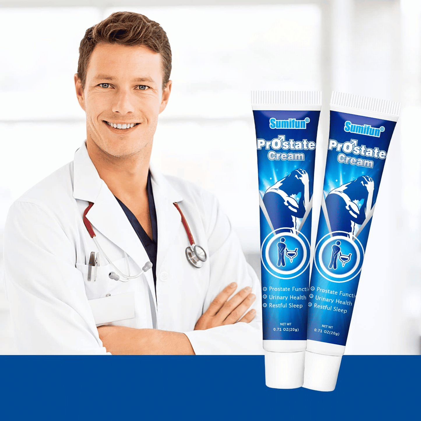 Crème Naturelle Anti-Prostate – Diminue l'inflammation, élimine les troubles urinaire,  Renforce et Redonne Confiance aux Hommes