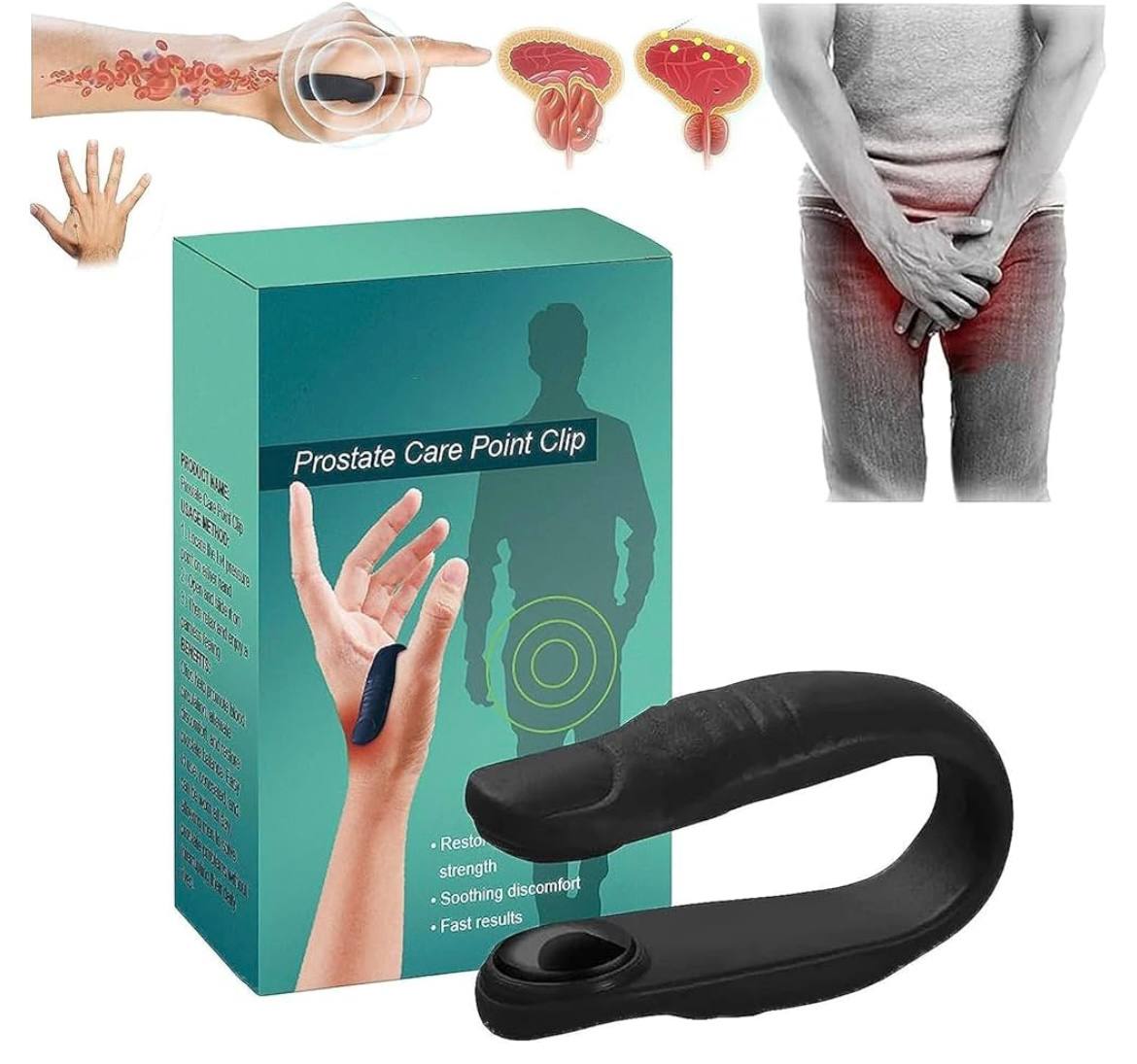 Bague d’acupression pour la prostate – Soulagement naturel sans effort
🎁 1 achetée = 1 offerte